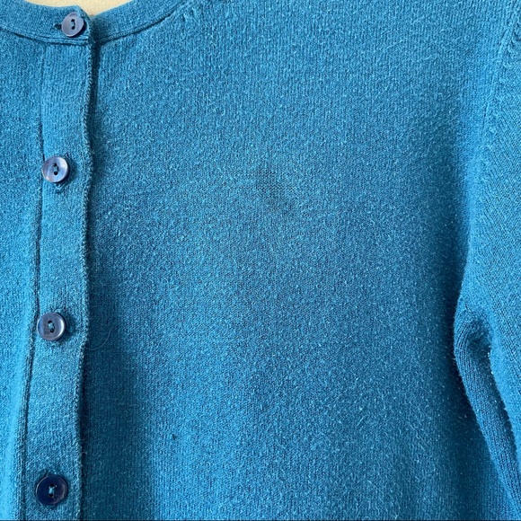 Worthington Blue Button Up Cardigan Size Small - Picture 5 of 12